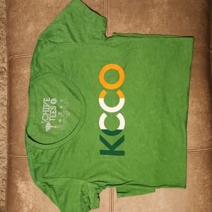 Women's fit green chive tshirt